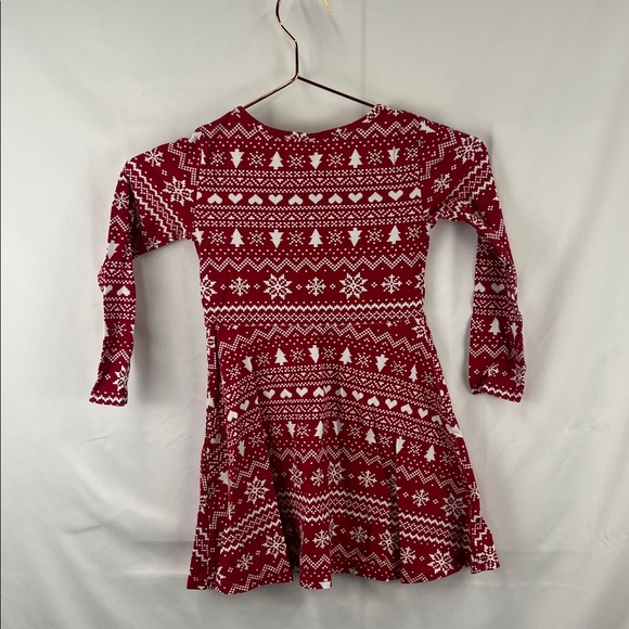 The Children’s Place - Girl’s Winter Dresses - Red, White Snowflakes - Small 5/6 - Picture 13 of 13